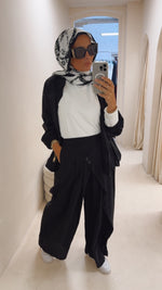 Set mit Bomberjacke und Wickelhose