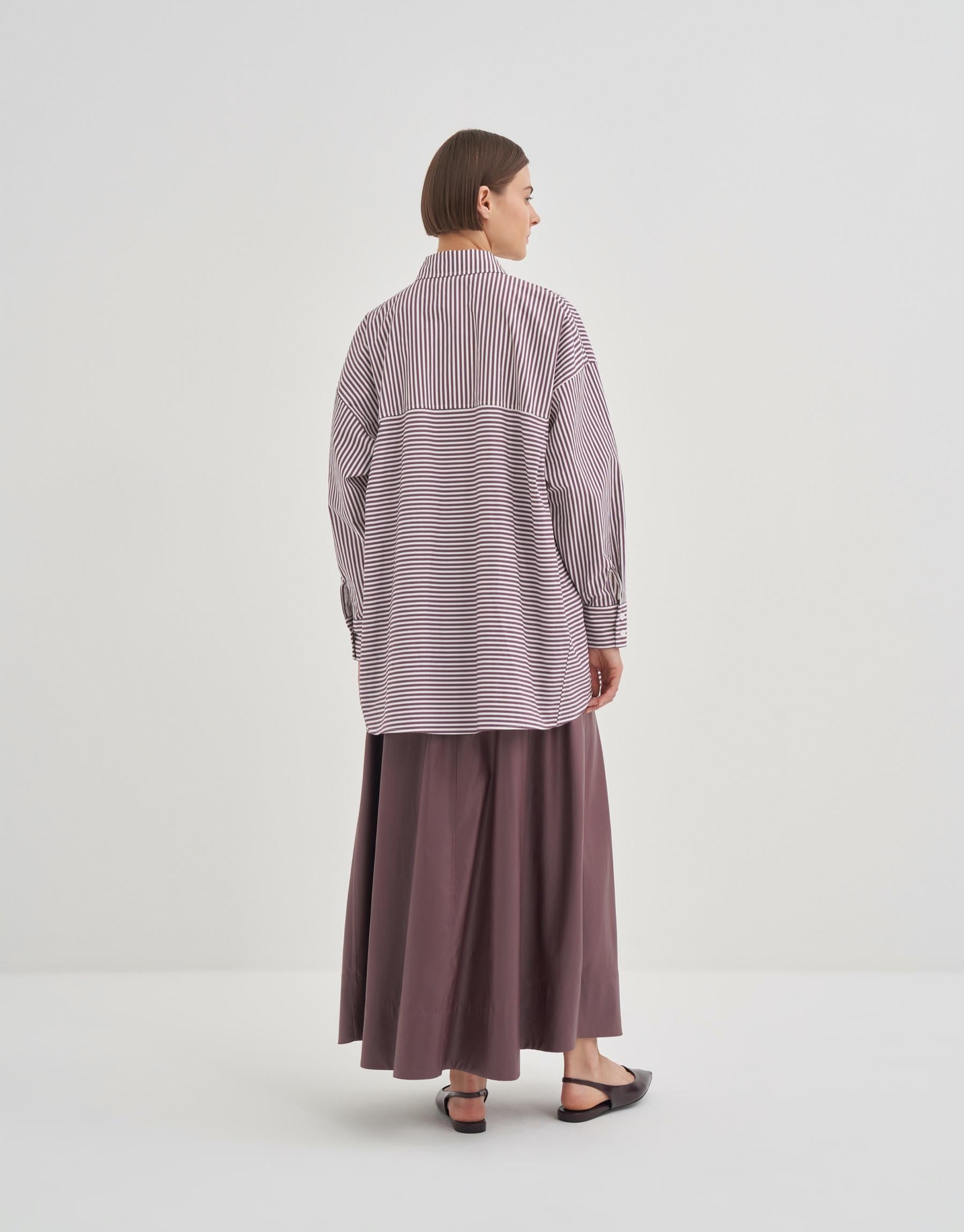 Gestreiftes Hemd Oversized QOOQ Store