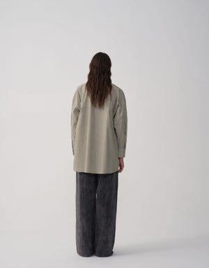 Gestreiftes Hemd Oversized QOOQ Store