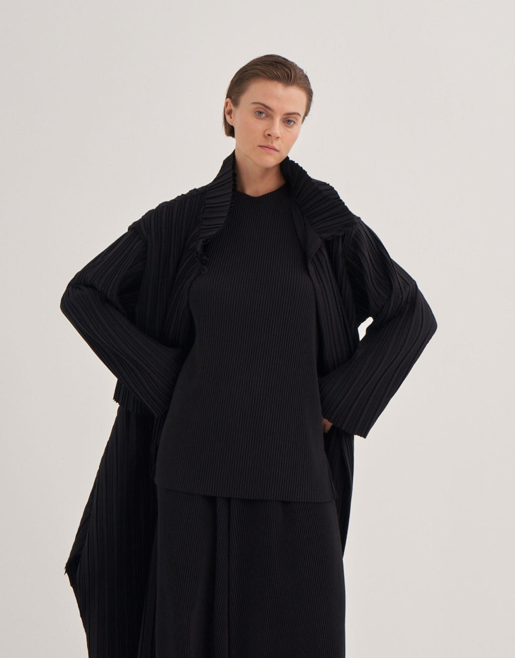 Ärmellose Bluse Schwarz QOOQ Store
