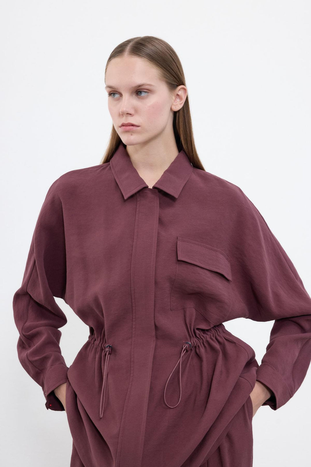 Chloche Bordeaux Zweiteiler