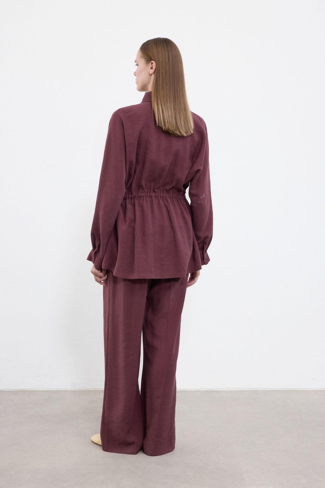 Chloche Bordeaux Zweiteiler