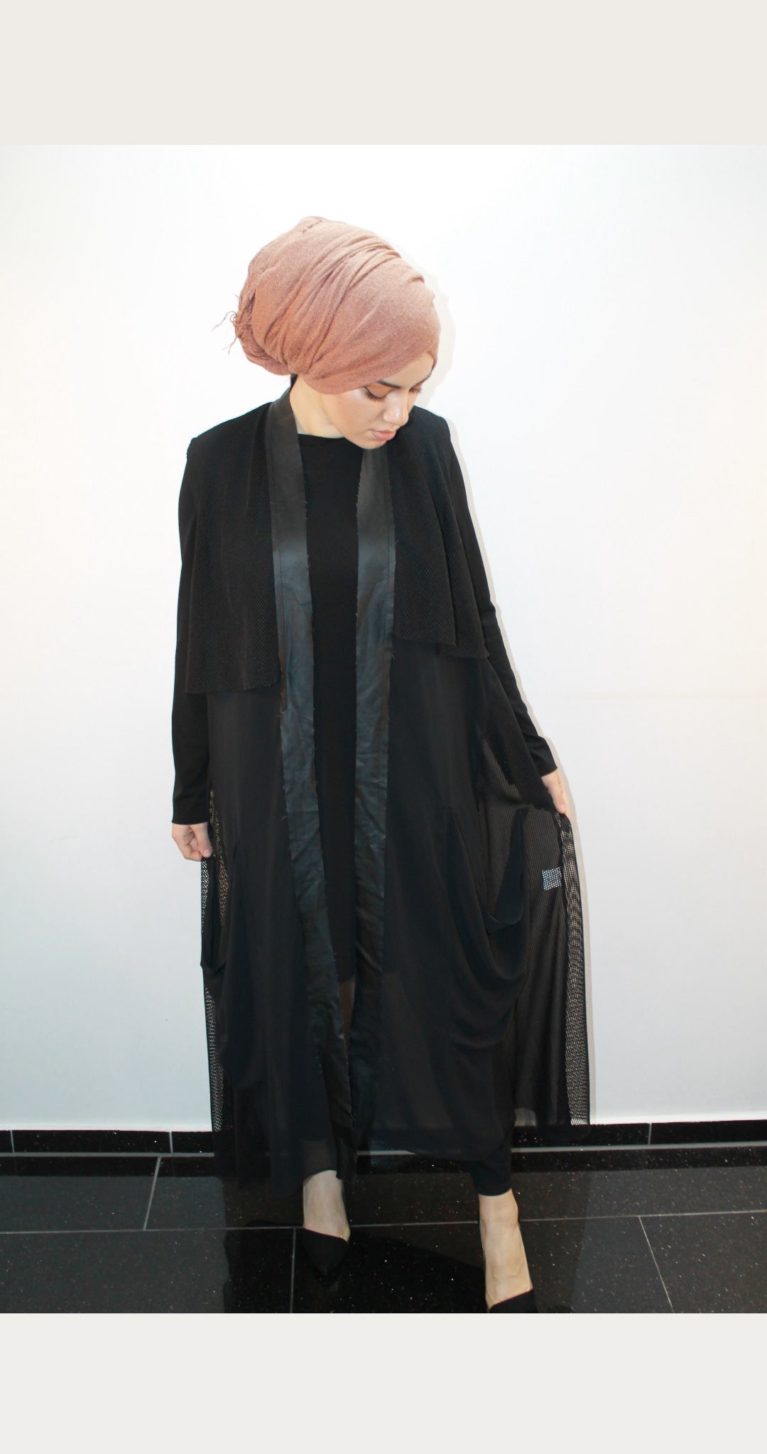 Tül File Kimono